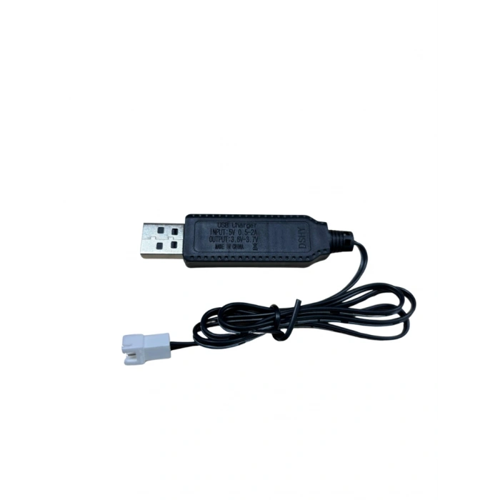 3.7V Li-ion SM-2P Soket Oyuncak Bataryası USB Şarj Kablosu