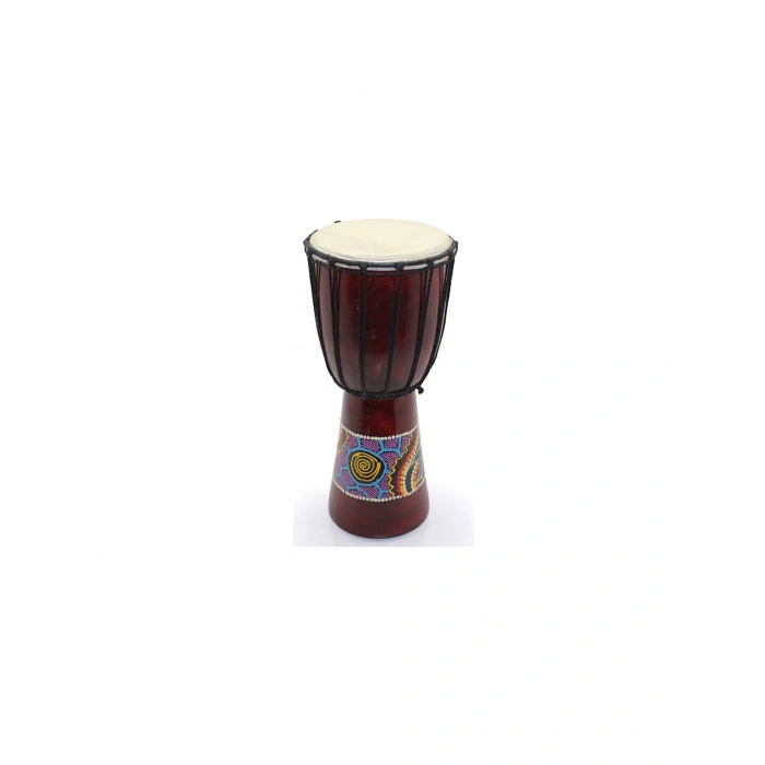 Batikli Ahşap Darbuka 30 cm 3