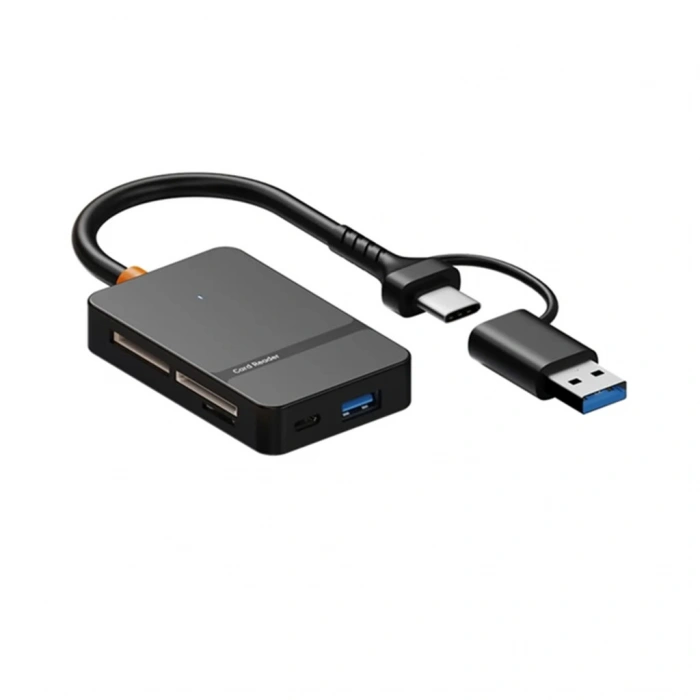 ADS-315 Type-C+ Lightning 8 In 1 Card Reader 5Gbps ZR784