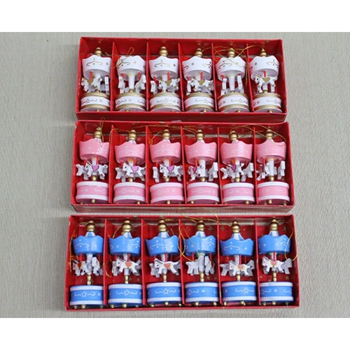 Ahşap 6Lı Dekoratif Atlı Karınca Alk4393