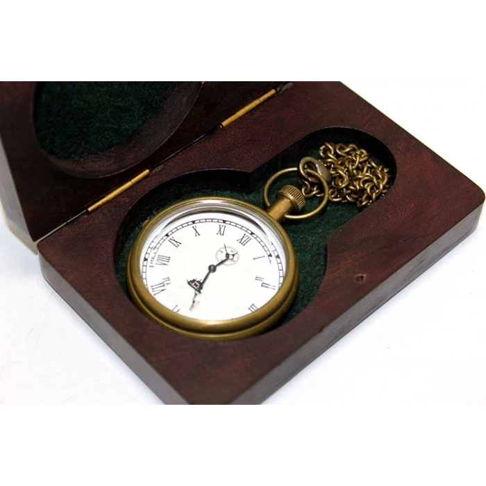 Ahşap Kutulu Köstekli Saat KSK36