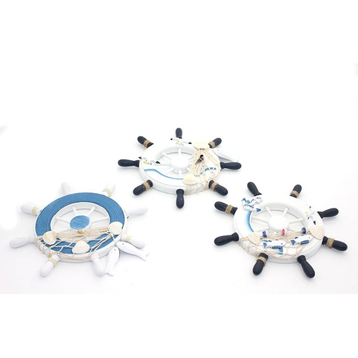 Ahşap Marin Duvara Asmalı Dümen