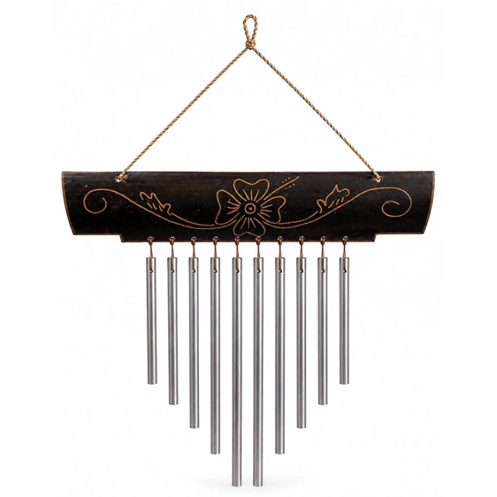 Bambu Metal Çubuklu Rüzgar Çanı No:1048