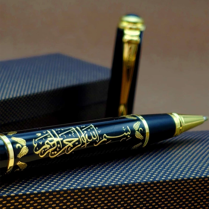 Besmele Kabartmalı Kutulu Kalem