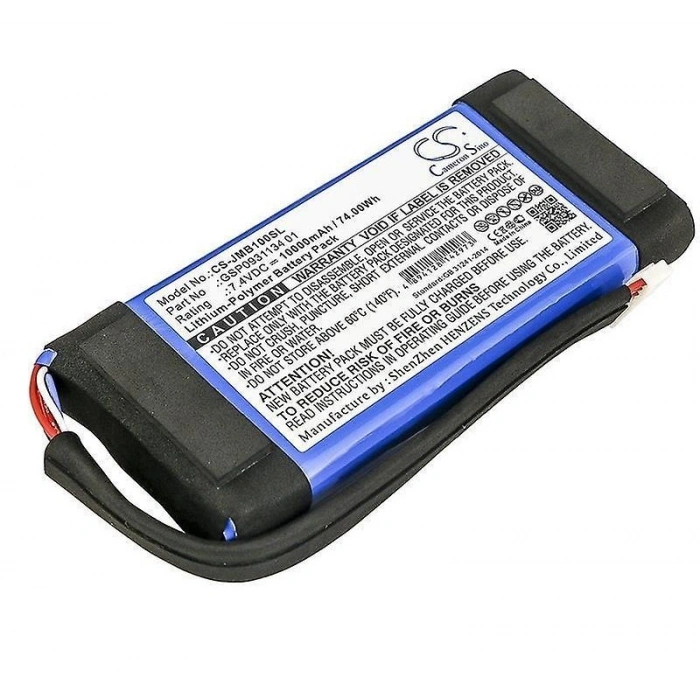 Boombox uyumlu 7.4V 10.000 mah Soketli Batarya