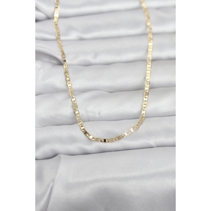CM 14K Gold Renk Zincir Model 60 cm Kadın Kolye TJ-BKO10970