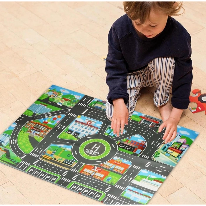 Çocuk Oyun Matı (Mutlu Şehir Hayatı)