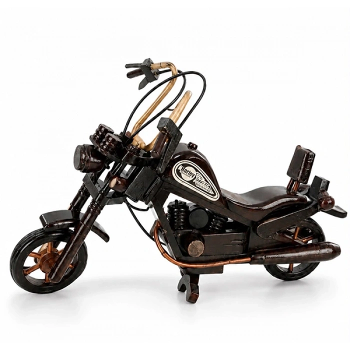 Dekoratif Ahşap Harley Motor Küçük Boy No:1140