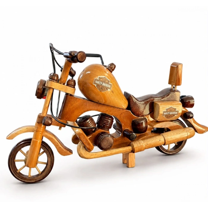 Dekoratif Ahşap Harley Motor No:1139