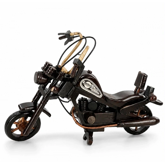 Dekoratif Ahşap Harley Motor Orta Boy No:1141