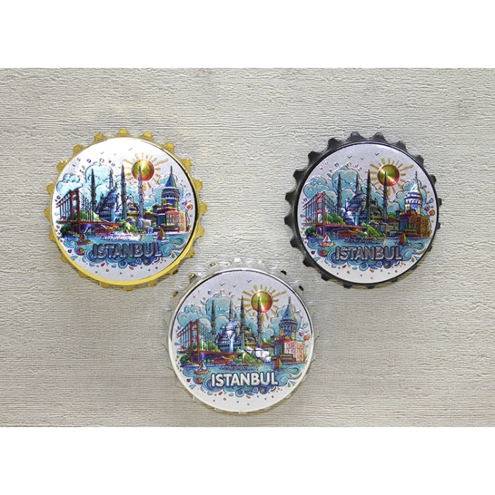 İstanbul Temalı Metal Magnet Liv541