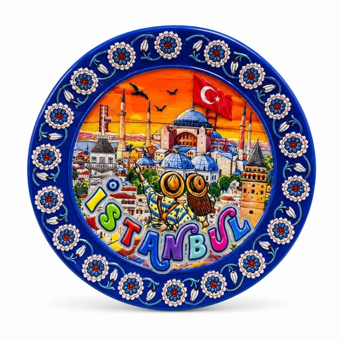 İstanbul Temalı Seramik Magnet Alk5855