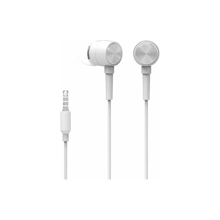 Kablolu Kulak Içi Kulaklık Mikrofonlu 3.5Mm Pc Telefon Uyumlu Beyaz DHH1111WT