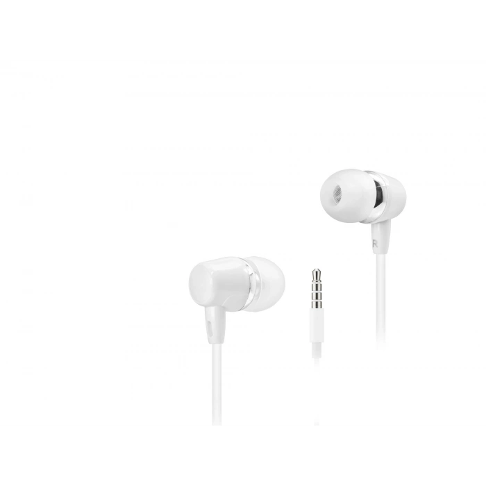 Kablolu Kulak İçi Mikrofonlu Kulaklık 3.5 Mm Pc Telefon Uyumlu Beyaz DHE7000WT