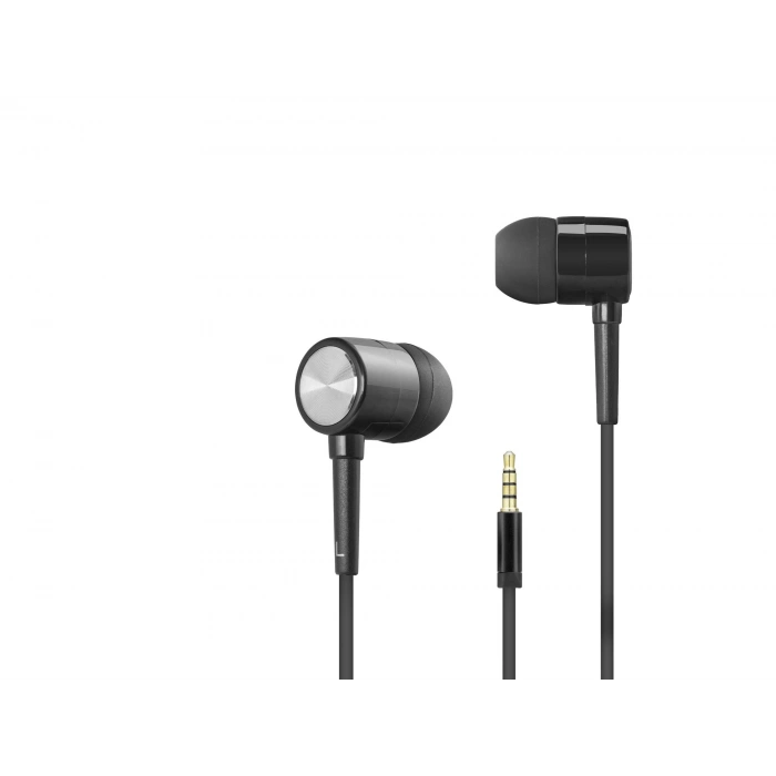 Kablolu Kulak İçi Mikrofonlu Kulaklık 3.5 Mm Pc Telefon Uyumlu Siyah DHH1111BK