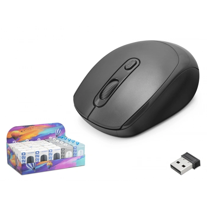 Kablosuz Mouse 2.4 Ghz 1600 Dpı 25li Paket Q220K2