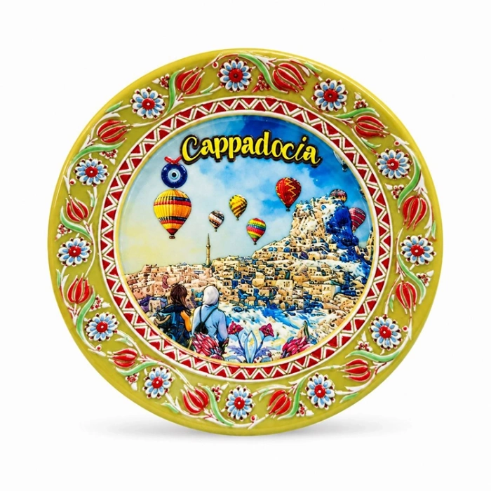 Kapadokya Temalı Seramik Magnet Alk5859