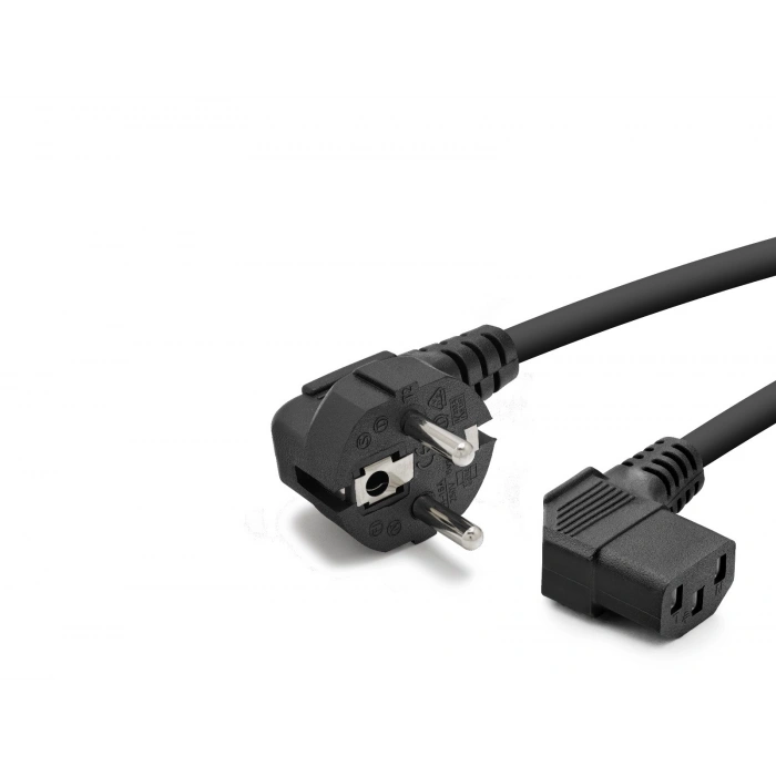Kasa Güç Kablosu C13 3 Pin 1 Mm 500W L Tip 1.8 M HDX5555