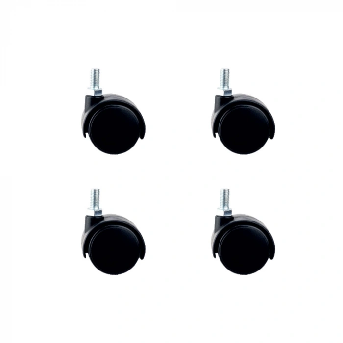 Küçük Plastik Vidalı Teker - 40 MM HKS102 - 4 Adet