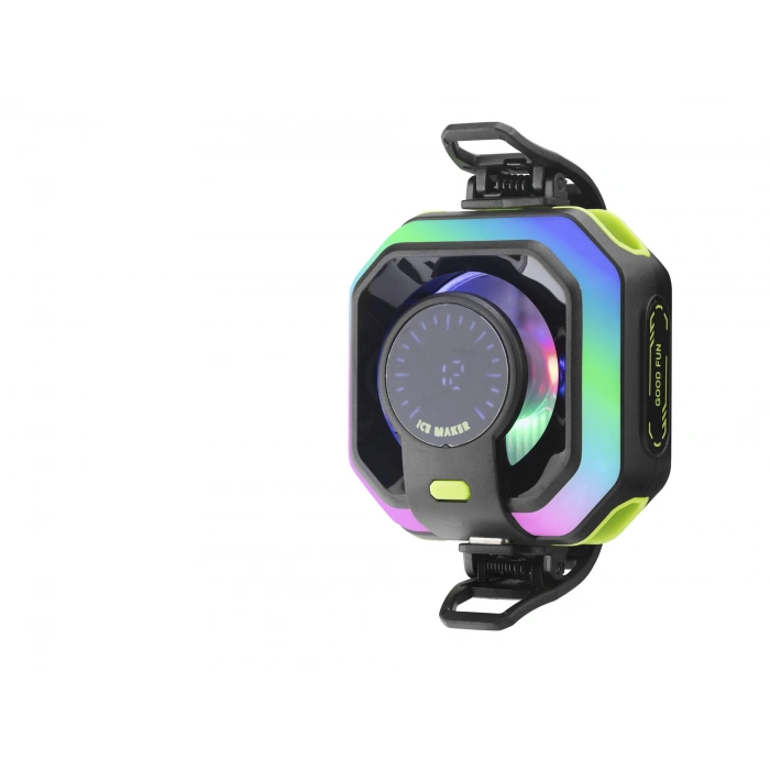 Manyetik Telefon Soğutucu Fan Rgb Isı Göstergeli Siyah JS86