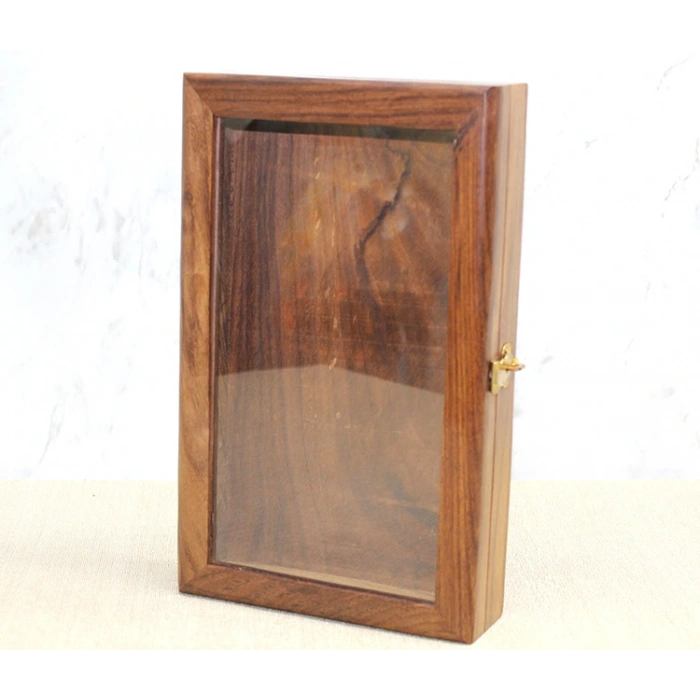 Maun Ağaç İşlemeli El Yapımı Saklama Kutusu H01