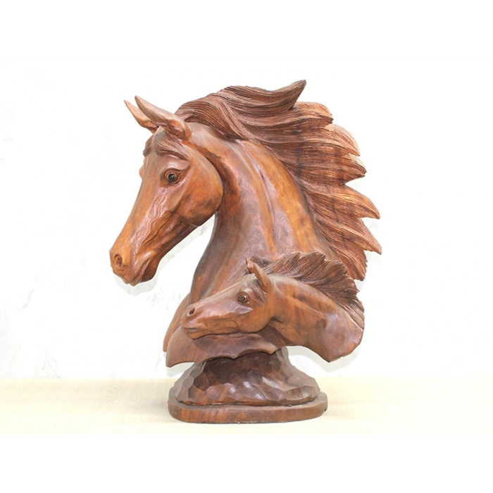 Maun Ağacı El Oyması 2Li At Büstü 4Ratnı-18