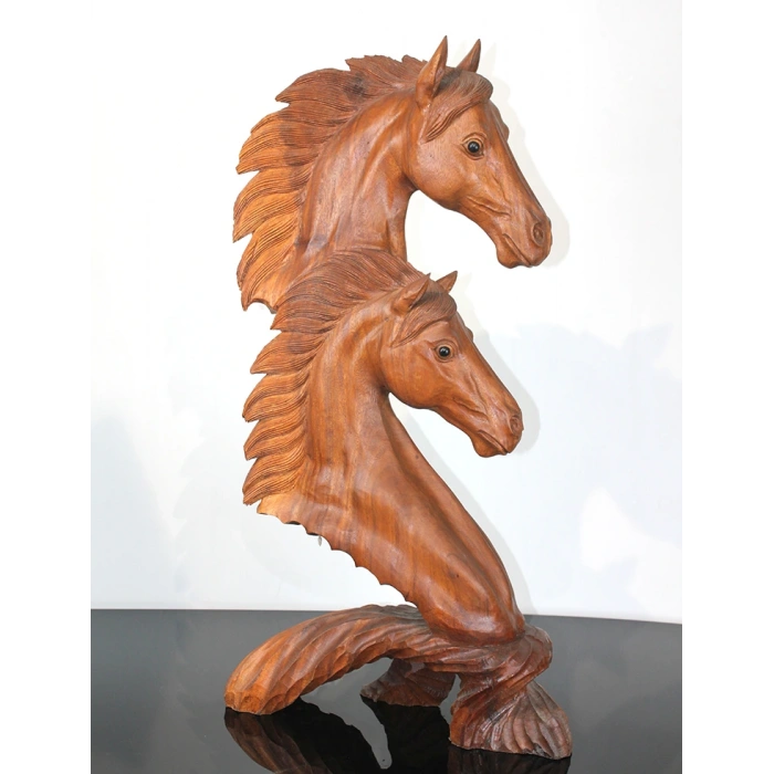 Maun Ağacı El Oyması 2Li At Büstü 4Ratnı-7