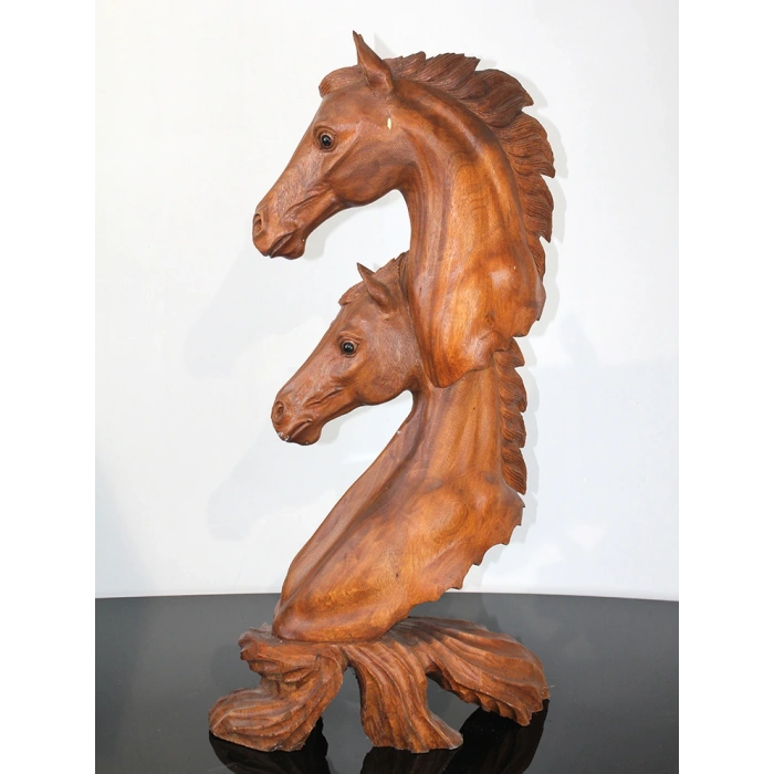 Maun Ağacı El Oyması 2Li At Büstü 4Ratnı-7