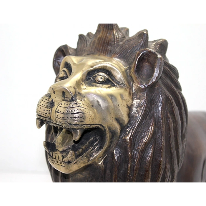 Metal Aslan Biblosu 60 Cm KSK263