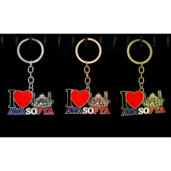 Metal Ayasofya Anahtarlık Liv3799