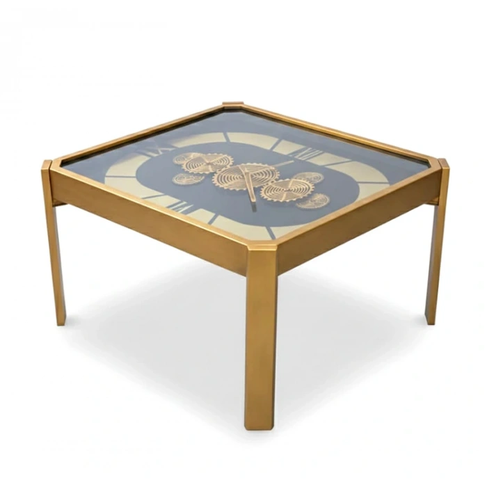 Metal Çarklı Sehpa Saat Liv156