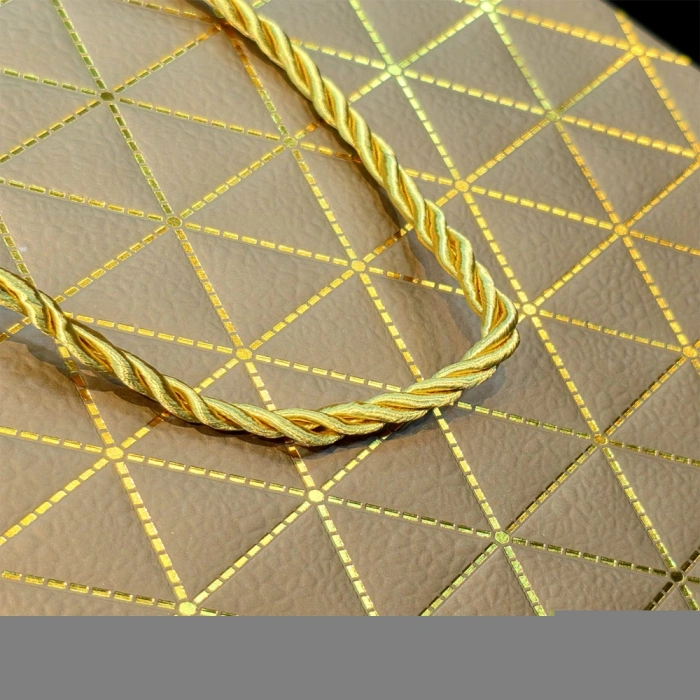 Mini Boy Gold Karton Hediye Çantası