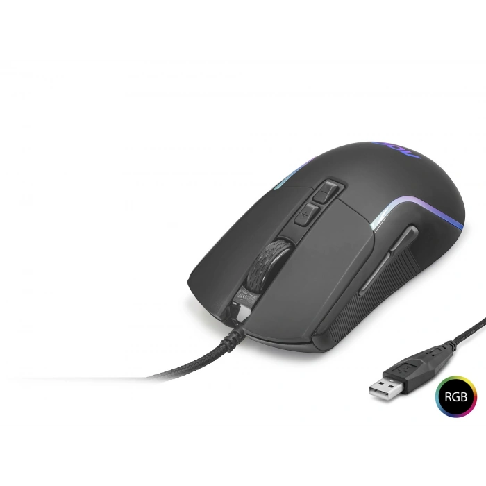 Mouse Optik 1200–2400 Dpi Usb Rgb - Siyah GM170B/LA
