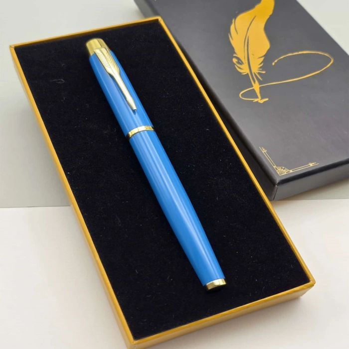 Özel Kutulu Turkuaz Roller Kalem