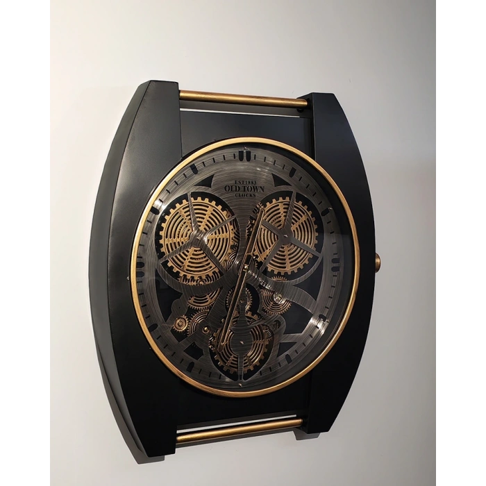 Özel Tasarım Metal Çarklı Duvar Saati Liv138