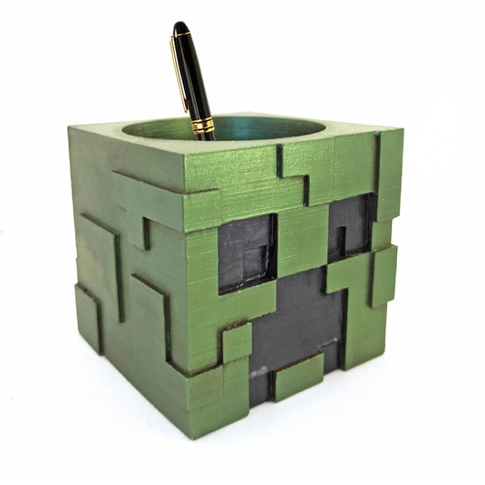 Polyester Minecraft Creeper Kalemlik 229