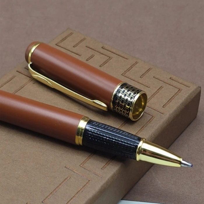 Promosyon Kutulu Kahverengi Kalem