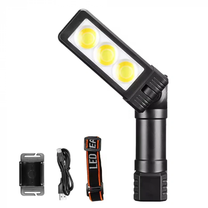 Şarjlı Mıknatıslı Çalışma Lambası | Kafa Işığı & LED Aydınlatma WT-706