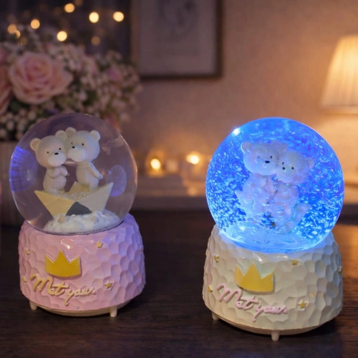 Sevimli Ayıcık Büyük Kar Küresi