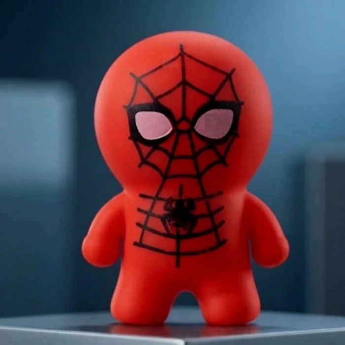 Spider-Man Squishy - 12li Paket - Yumuşak Oyuncak