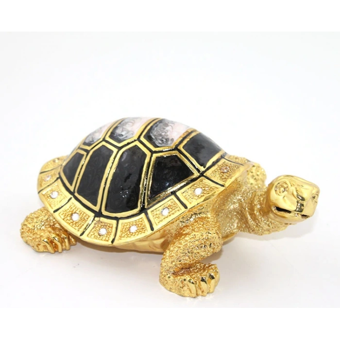 Swaroski Taşlı Kaplumbağa Figürü Liv444