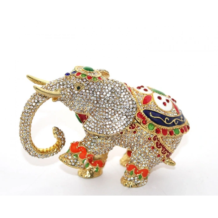 Swaroski Taşlı Tekli Fil Figürü Alk1886