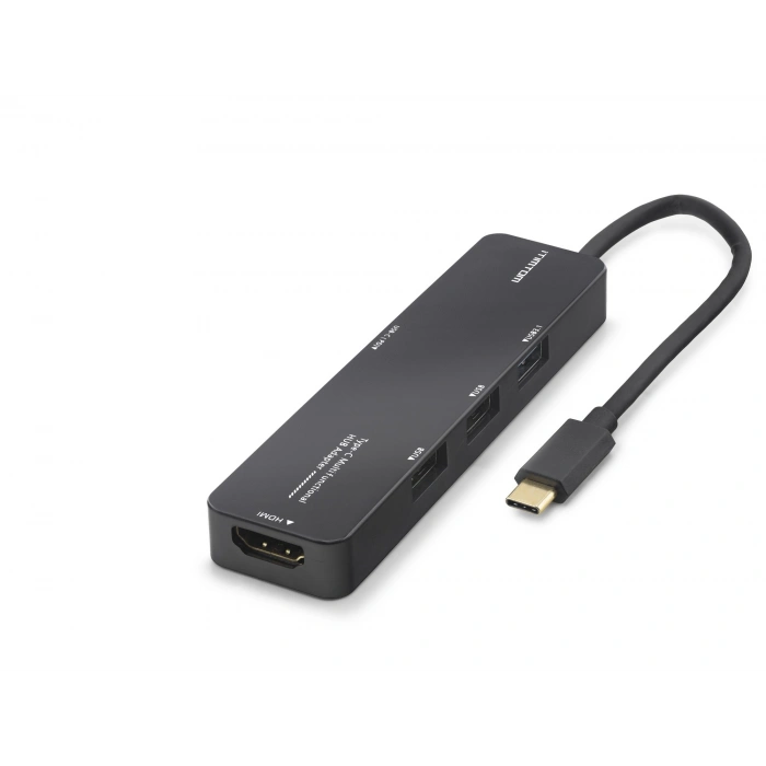 Type-c 3.2 Gen1 Hub Pd Hdmı 4K 5 Port 5 Gbps Siyah TUH305