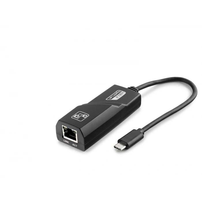Type-C Usb Ethernet Adaptör 10/100 Mbps - Siyah HDX5275