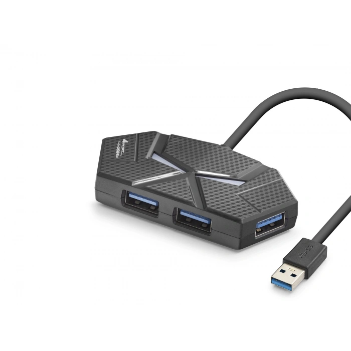 Usb 3.0 Hub Rgb 4 Port 5 Gbps 1.2 M HDX7050
