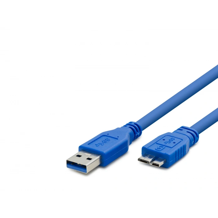 Usb 3.0 To Micro-B 3.0 Kablosu 1 M - Mavi HDX7510
