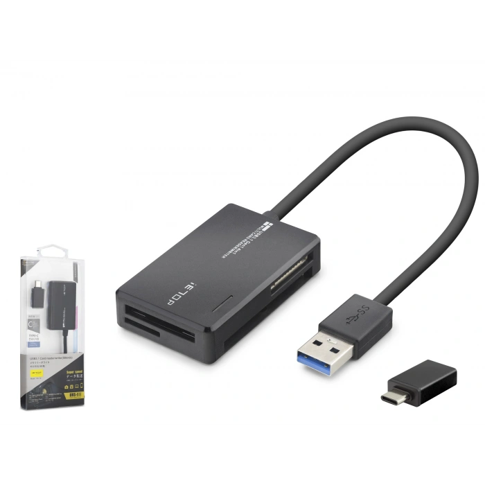 Usb Type-c 3.2 Gen1 All İn One Kart Okuyucu Cf Sd Microsd Ms 5 Gbps Siyah C313