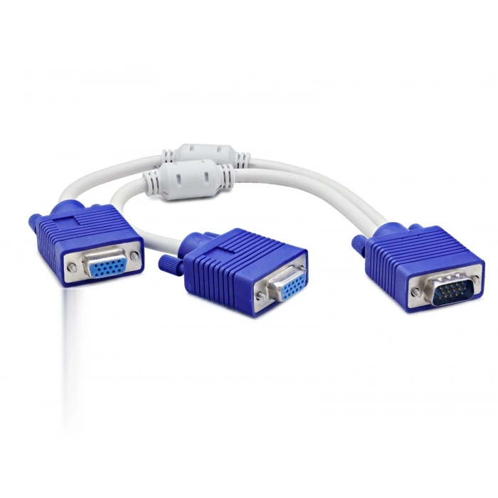 Vga Y Çoklayıcı Kablo 2 Çıkışlı 30 Cm HDX7753