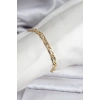 14K Gold Renk Kaplama Zincir Model CM Kadın Bileklik TJ-BB8129