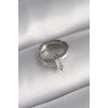 316L Çelik Gümüş Renk Zirkon Taşlı Tragus Piercing TJ-PR1307